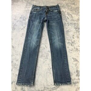American Eagle Outfitters Men's 26x28 Pants Blue Denim Skinny Core Flex Jeans
